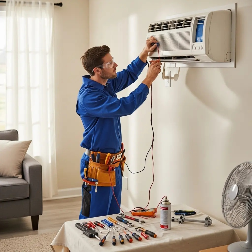 Manisa Fujitsu Fujitsu klima gaz dolumu ve bakım – Enerji verimliliği artırıldı. - Teknik servis örneği